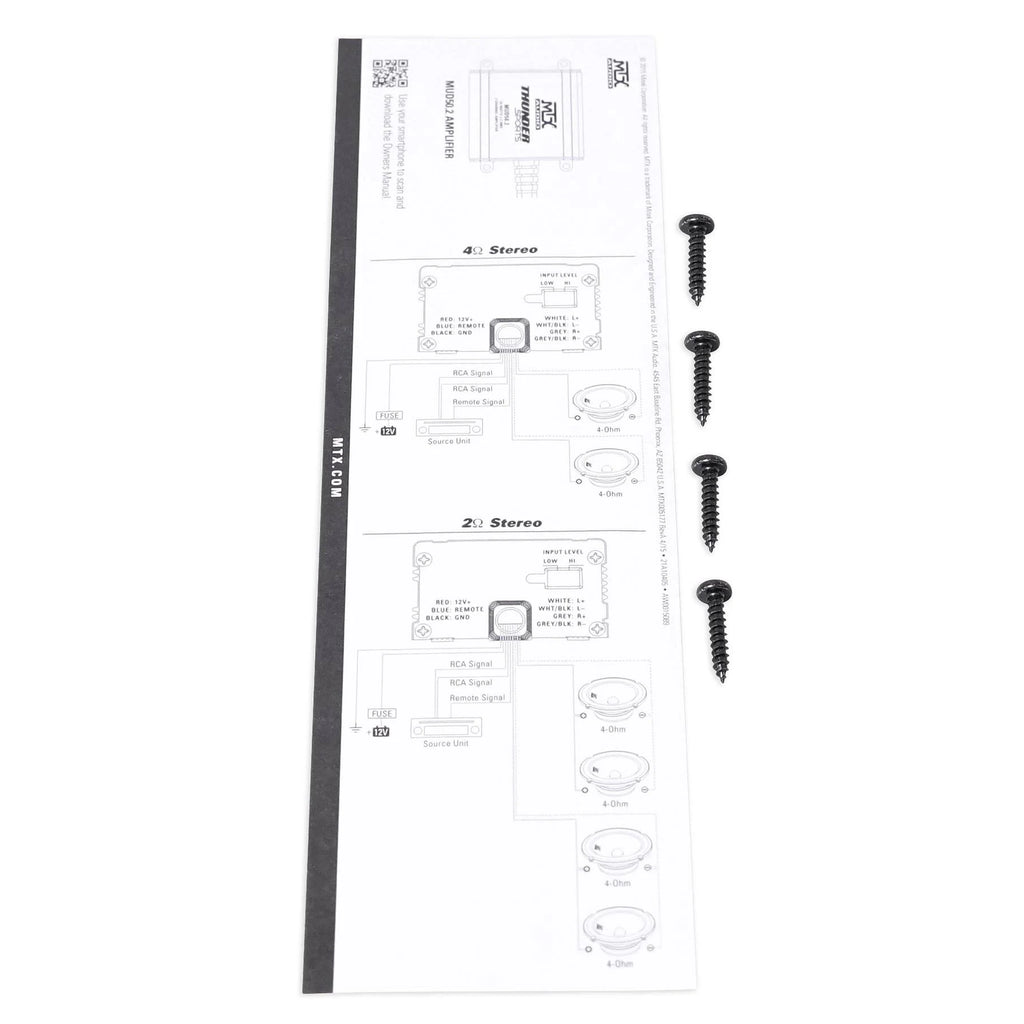 2-Channel Power Sports Amplifier 100W RMS Z321837
