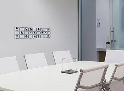 Wooden Pen Collection Wall Decal C87653