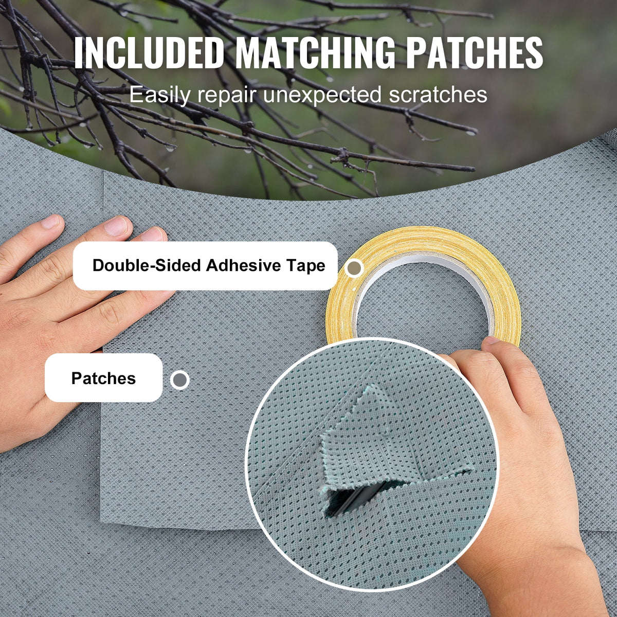 4-Layer Non-Woven Fabric Travel Trailer Cover Y223289