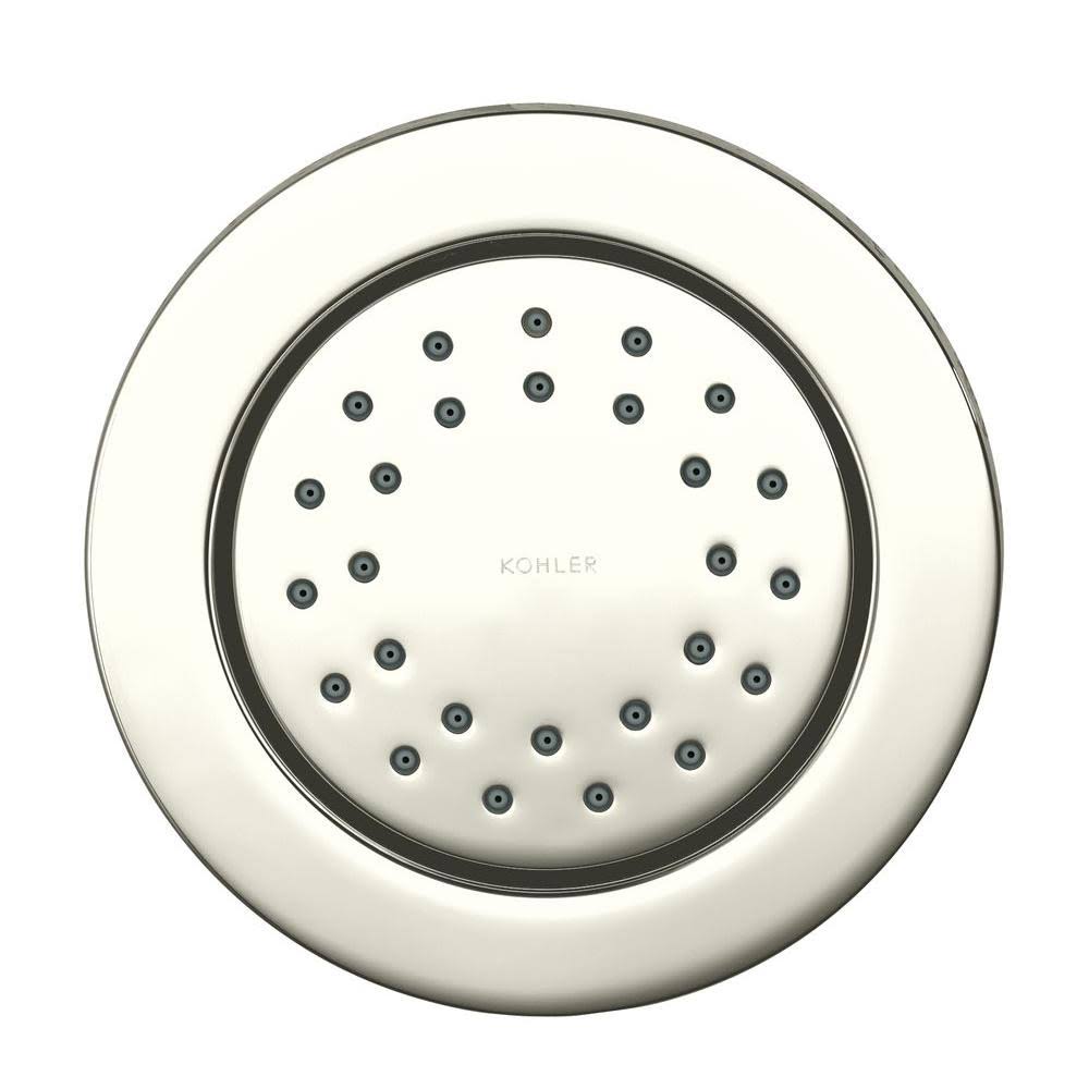 Vibrant Polished Nickel Round Body Spray G51993