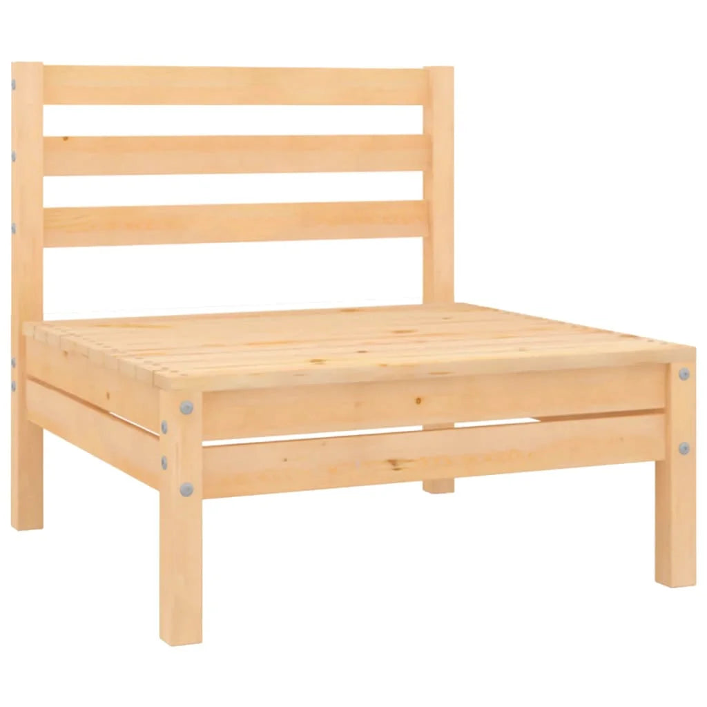 Solid Wood Pine Patio Sofas 2 pcs W503699