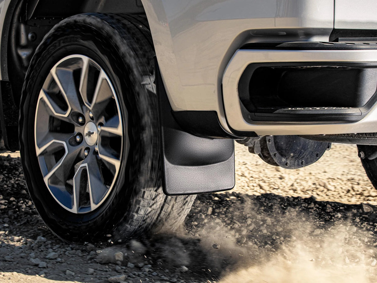 Black No Drill Splash Guard MudFlaps for Chevrolet Colorado X782063