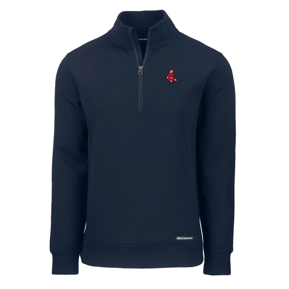 Navy Recycled Quarter-Zip Pullover I43971