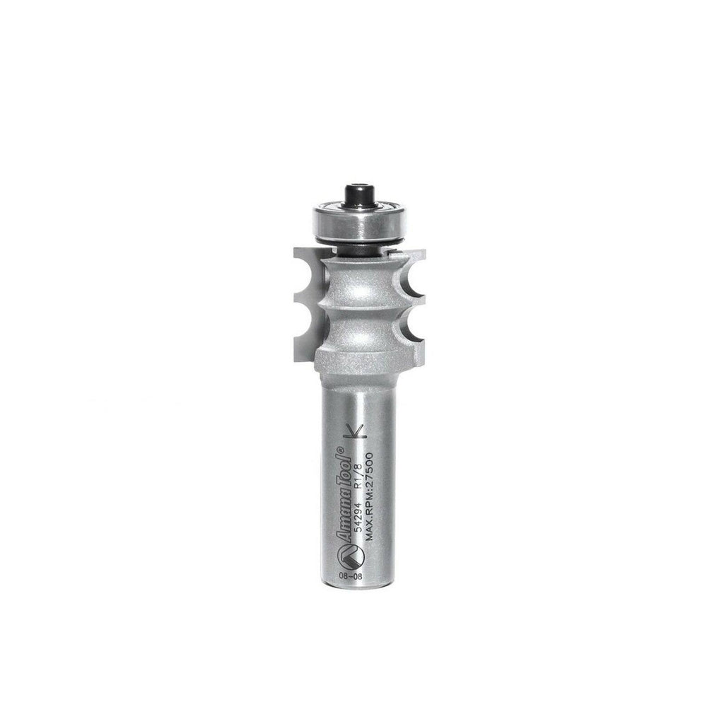 Carbide Tipped Double Beading 1/8 Radius x 7/8 Dia x 3/4 x 1/2 inch Shank C6294