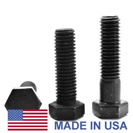 1 1/2 inch-6 x 7 inch Coarse Thread Grade 8 Hex Cap Screw Black Oxide Pk 9 H725
