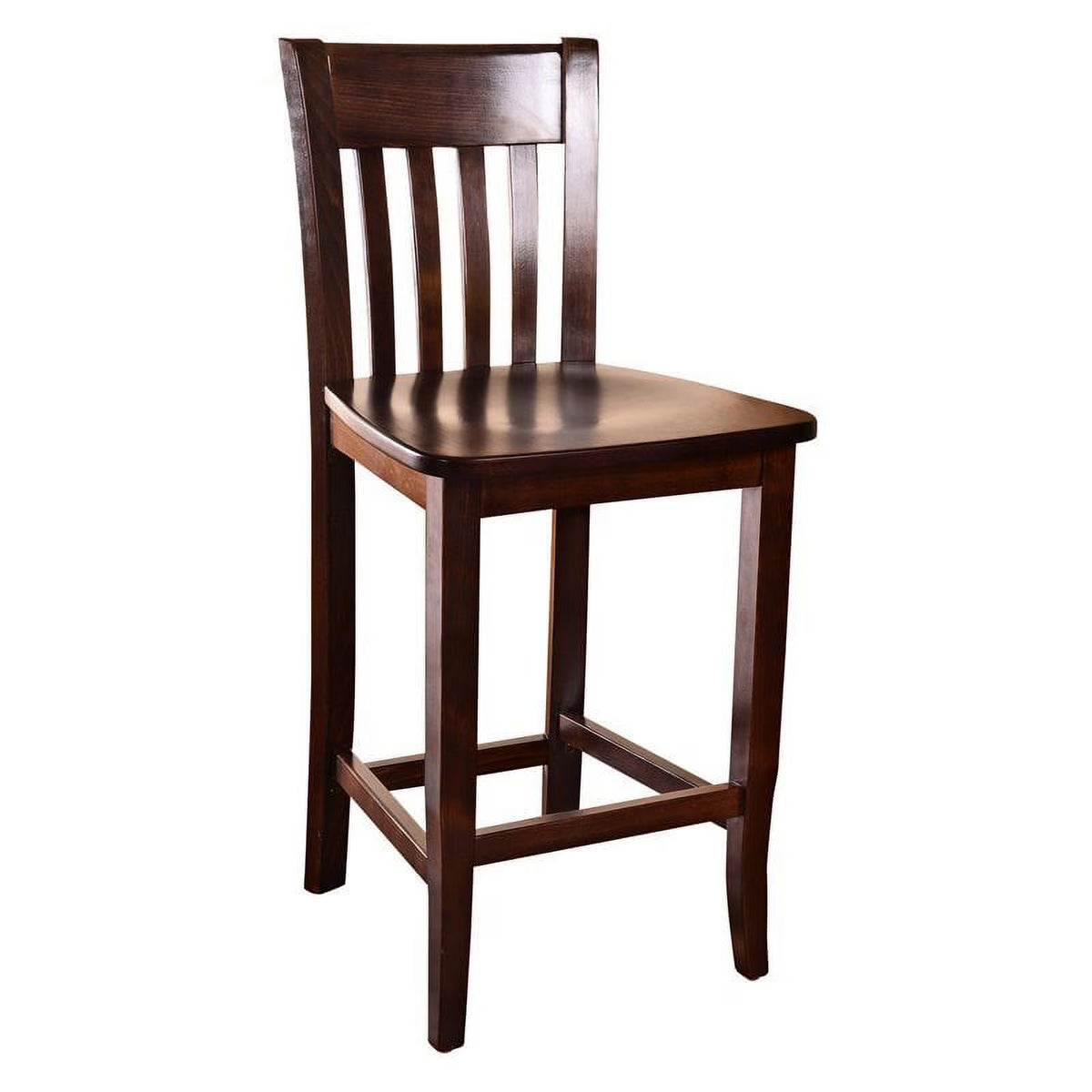 Modern Counter Stool in Walnut Finish Q169820