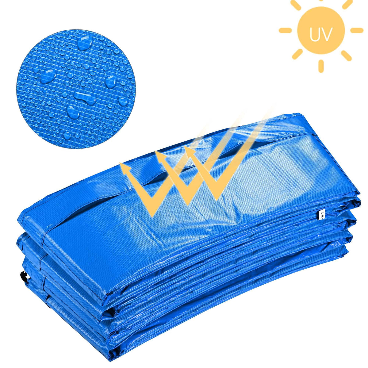12ft Trampoline Pad with Thick Foam - Bright Blue U66913