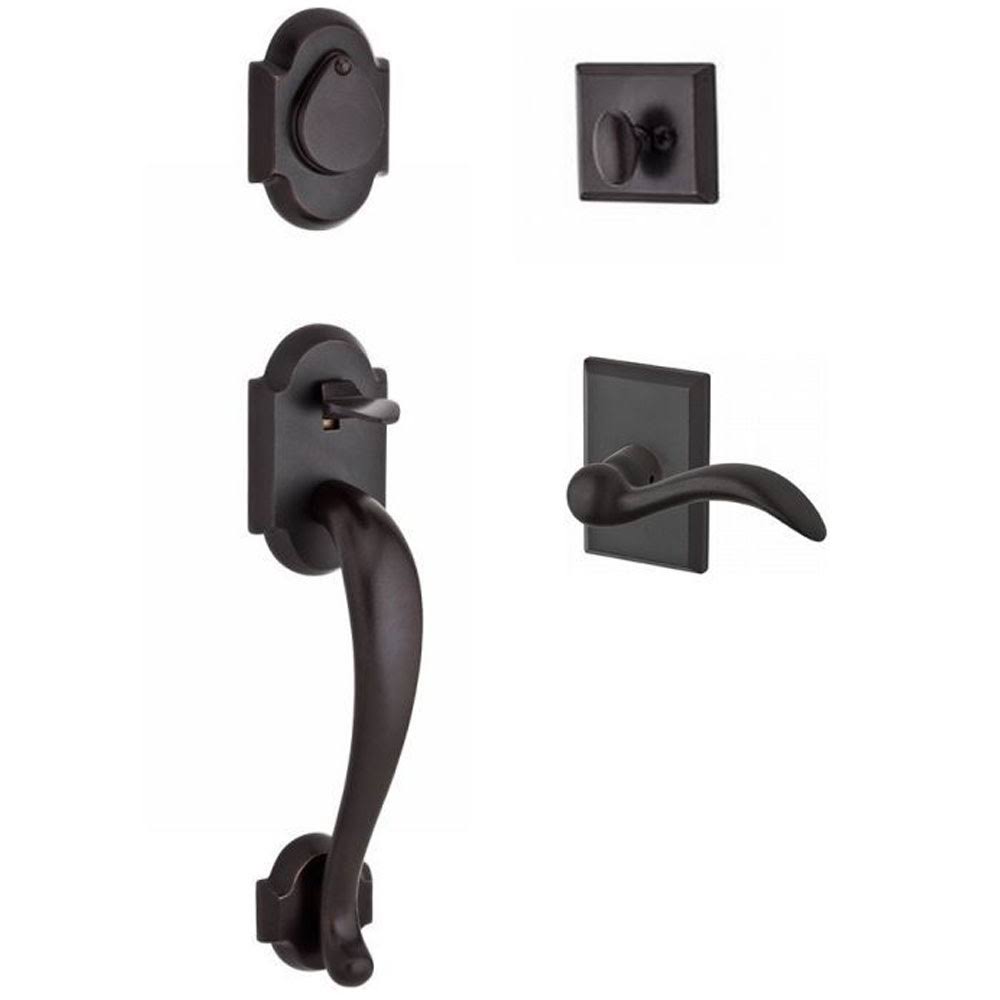 Dark Bronze Single Cylinder Handleset D879095