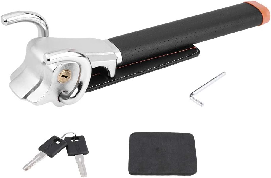 Folding Steering Wheel Lock with Keys L524246