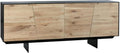 Black and Natural Sideboard U269