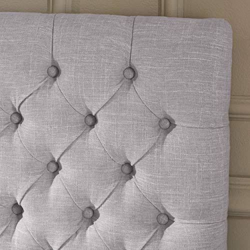 Tufted Fabric Headboard, Queen/Full, Sand U142467