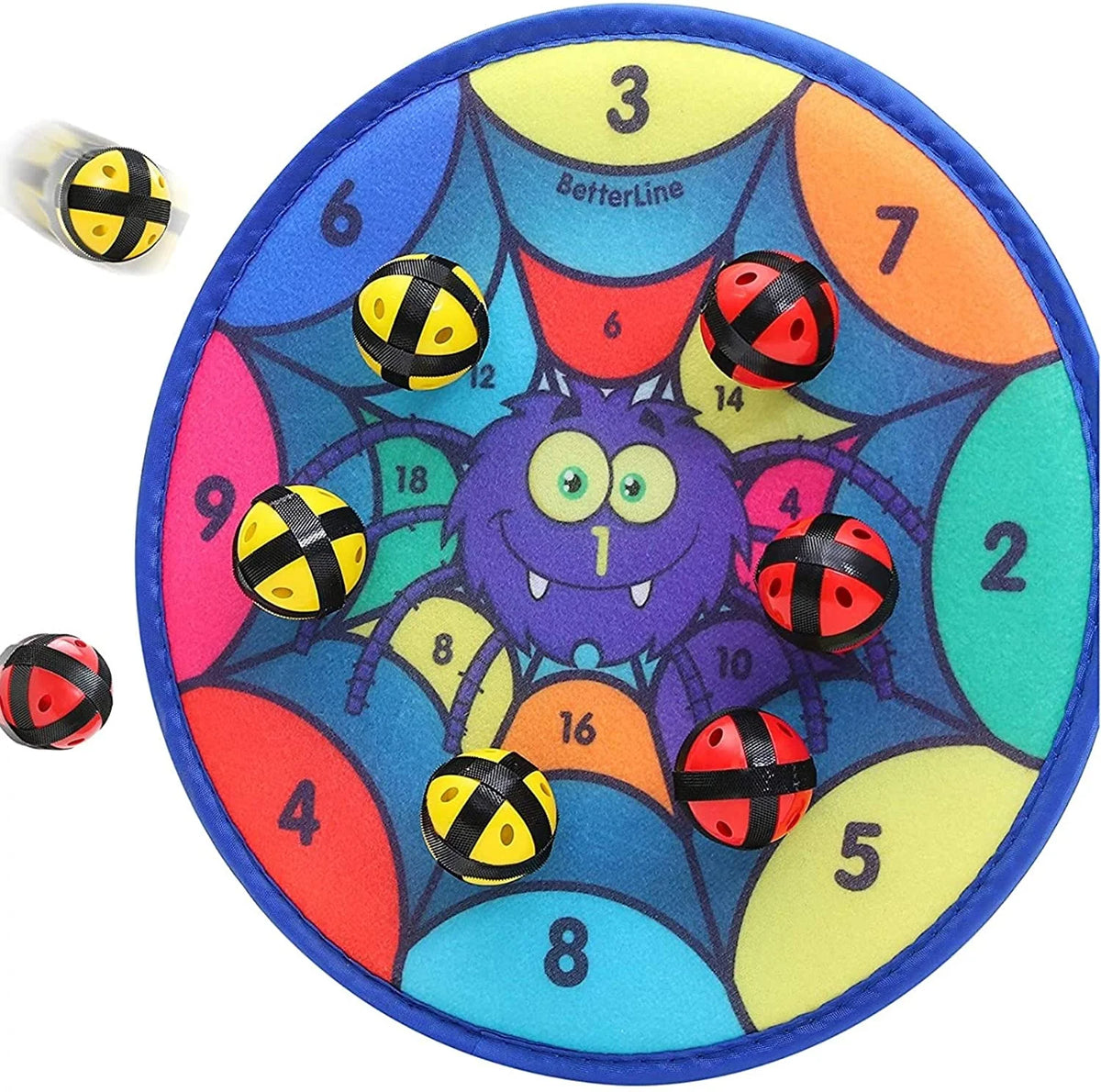 Spider Dart Board Game with 6 Balls N292