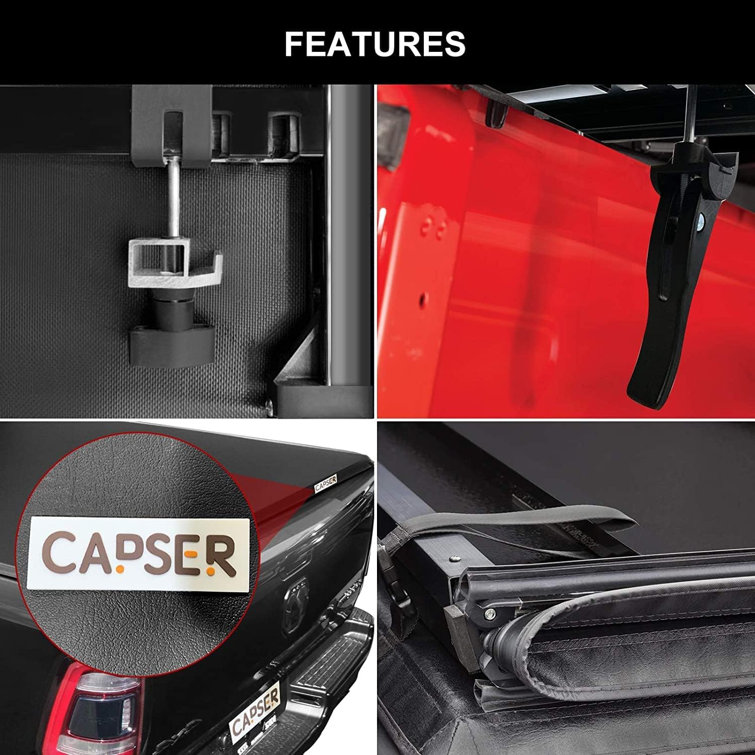 5.5 FT Soft Tri-Fold Truck Bed Tonneau Cover M517
