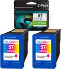 2 Pack Tri-Color Remanufactured Ink Cartridge for HP Deskjet 450 Photosmart 7550 7755 7350 7450 Printer P142