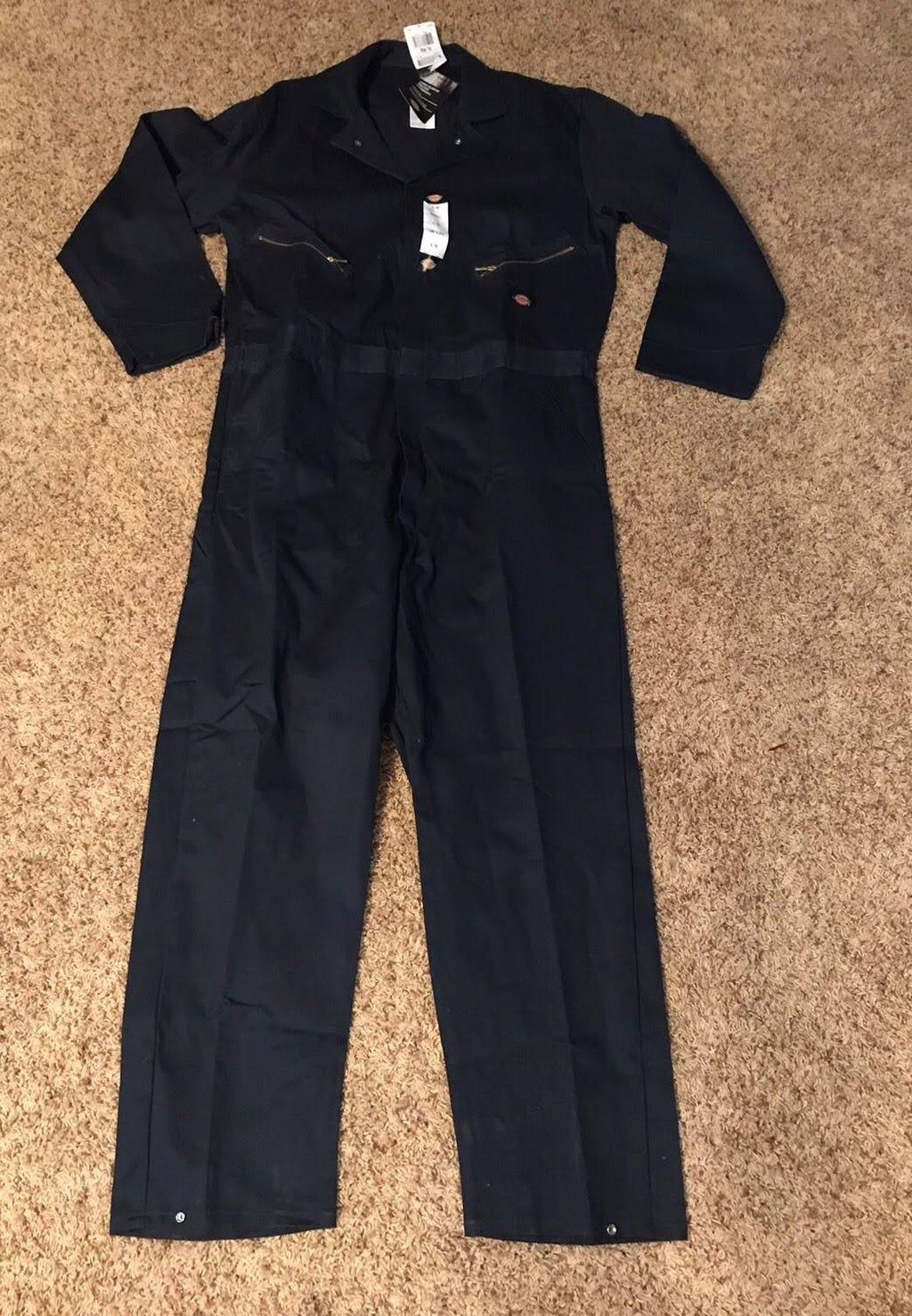Dark Navy Cotton Coverall I3533
