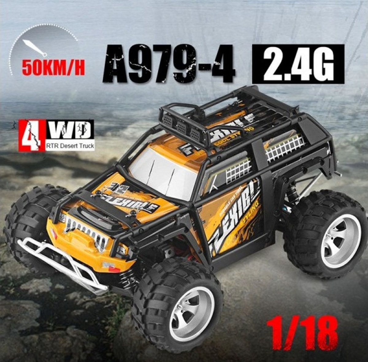 2.4g 1:18 4wd 50km/h Electric RC Truck G63167
