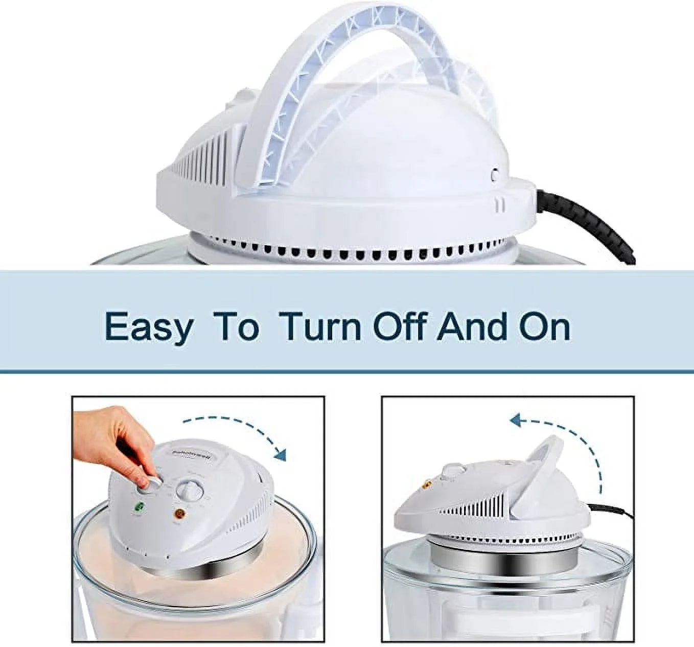 White Halogen Heating Element Air Fryer Toaster Oven B53371