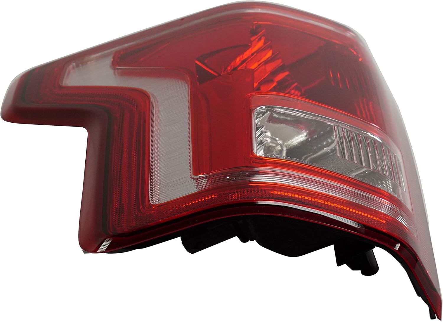 Tail Light Assembly Set of 2 Halogen Clear & Red Lens V635653