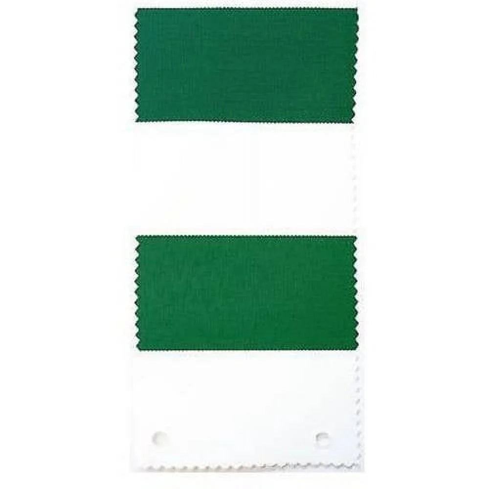 Green and White Striped Retractable Awning Fabric Replacement P6998