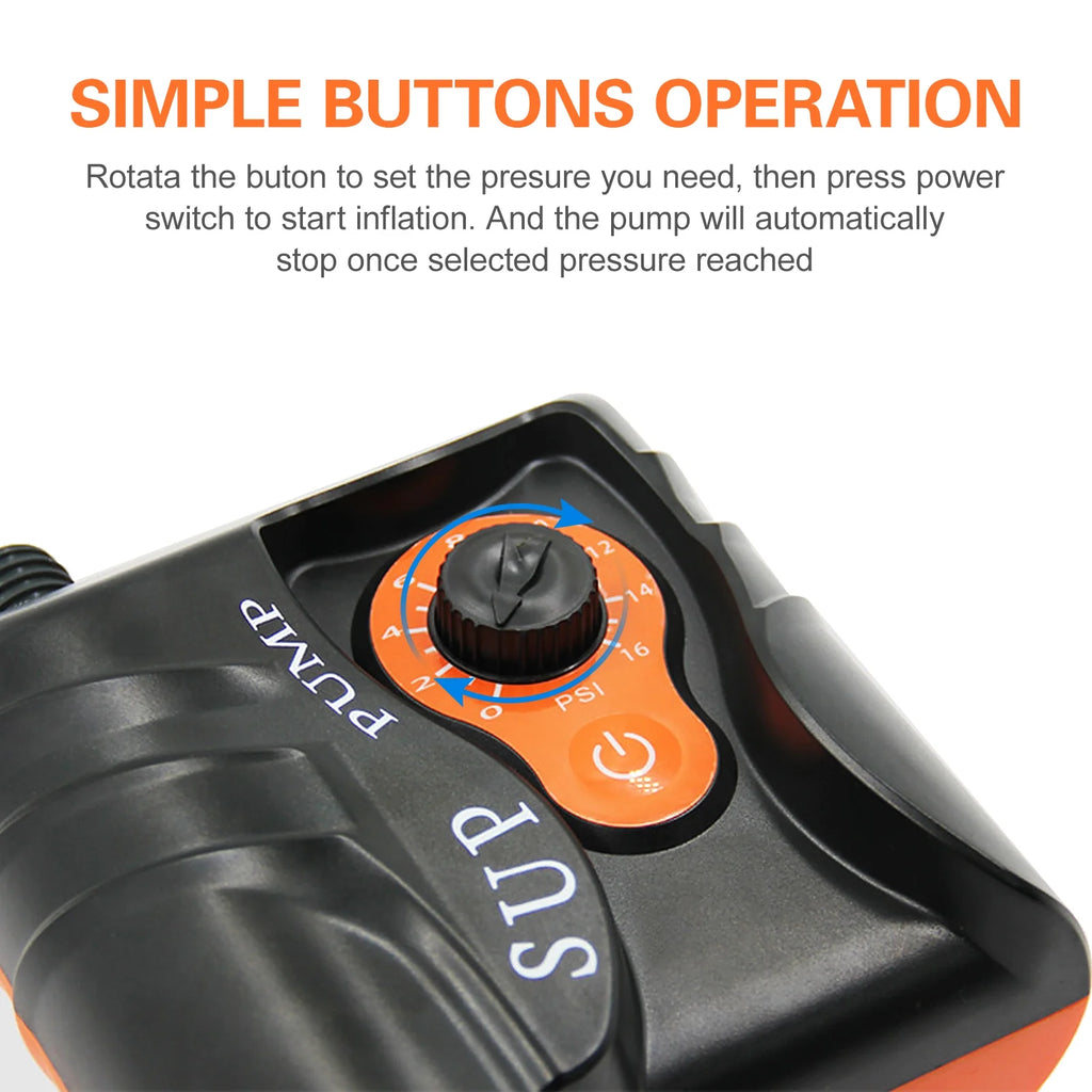 Inflation Pump with 6 Nozzles, 16PSI T547