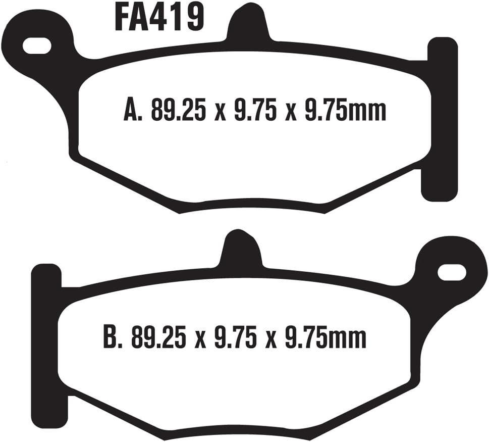 Complete Double-H Sintered Brake Pad Change Kit J792