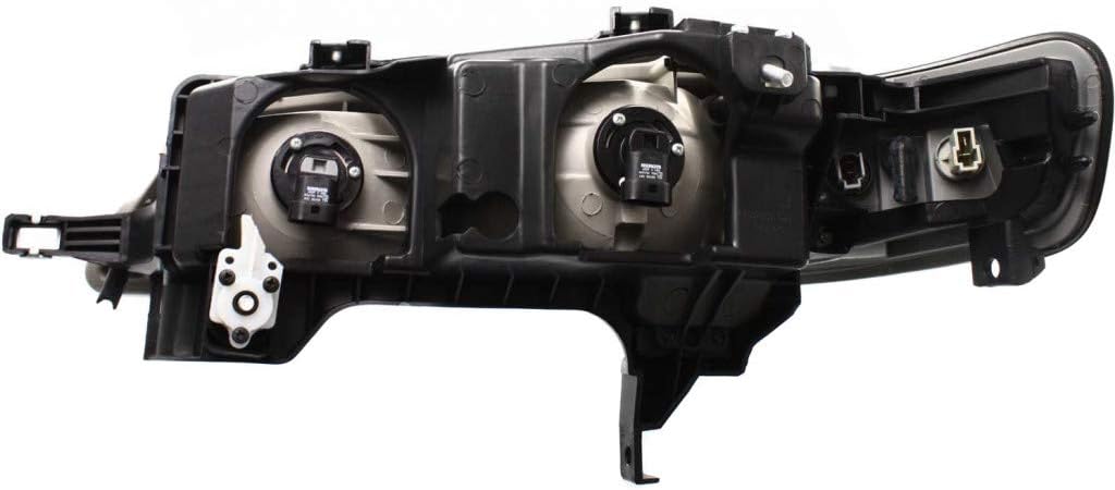 Passenger Side Headlight Assembly for Honda Accord 1994 95 96 1997 Pack of 2 L145