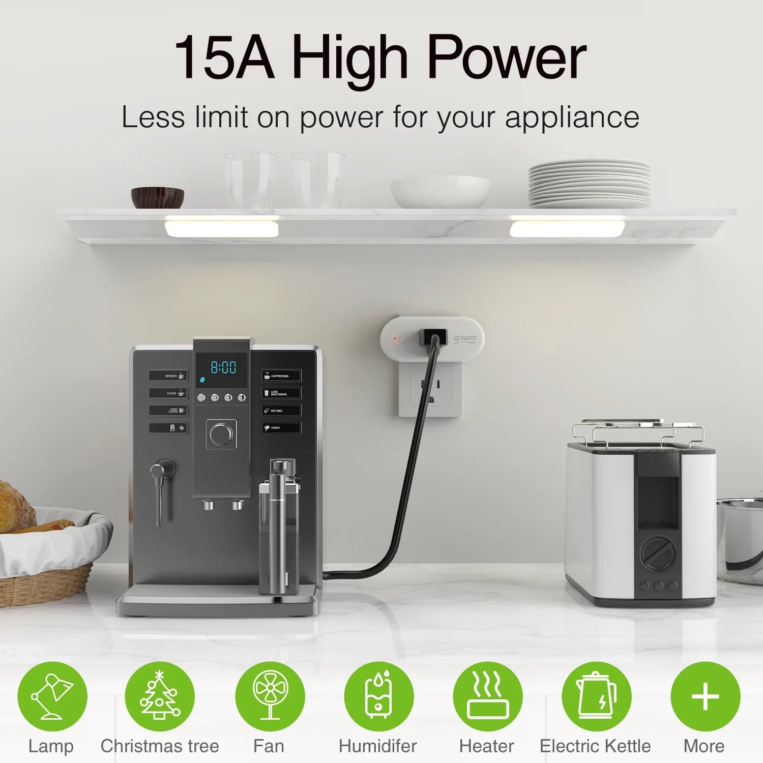 4 Pack Smart Plug with Timer A3135