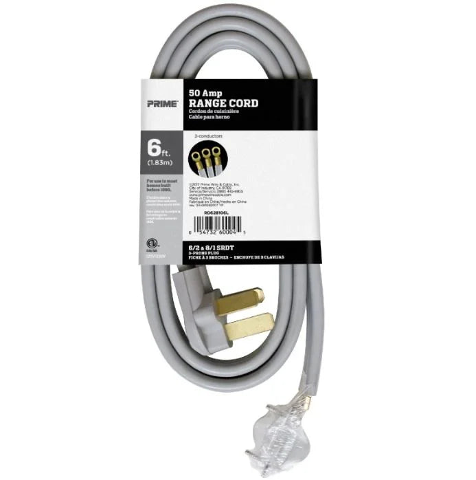50 Amp 3-Wire Range Cord O619