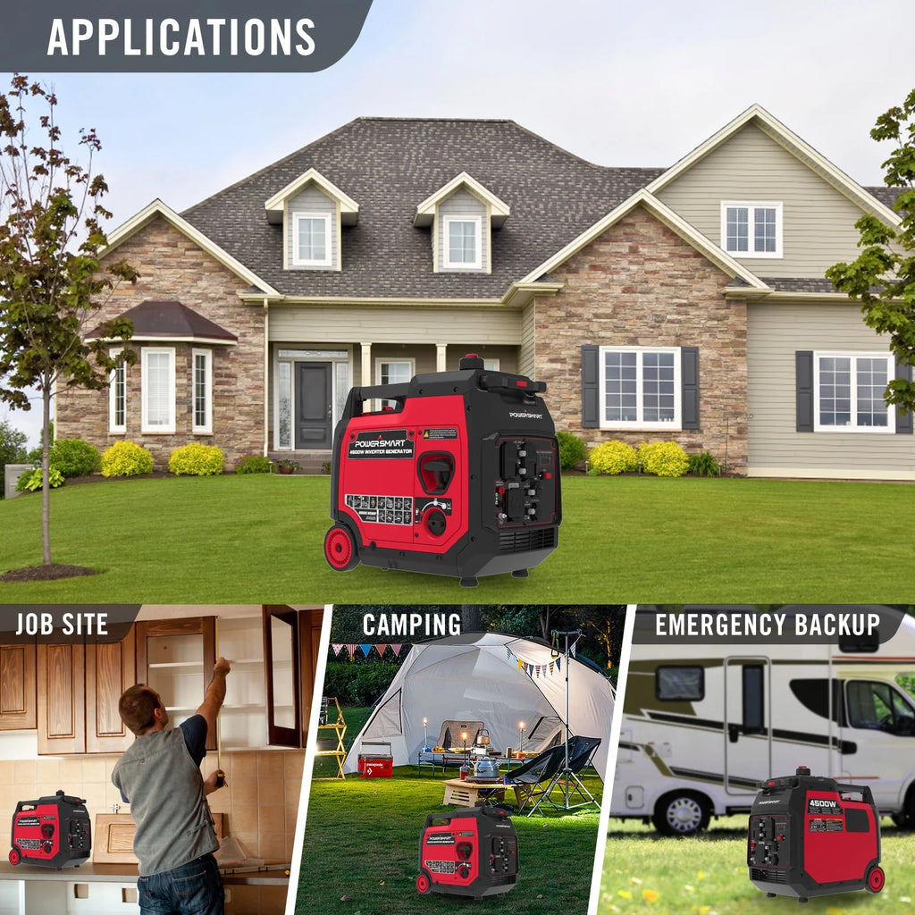 4500 Watt Portable Inverter Gas Generator Q763