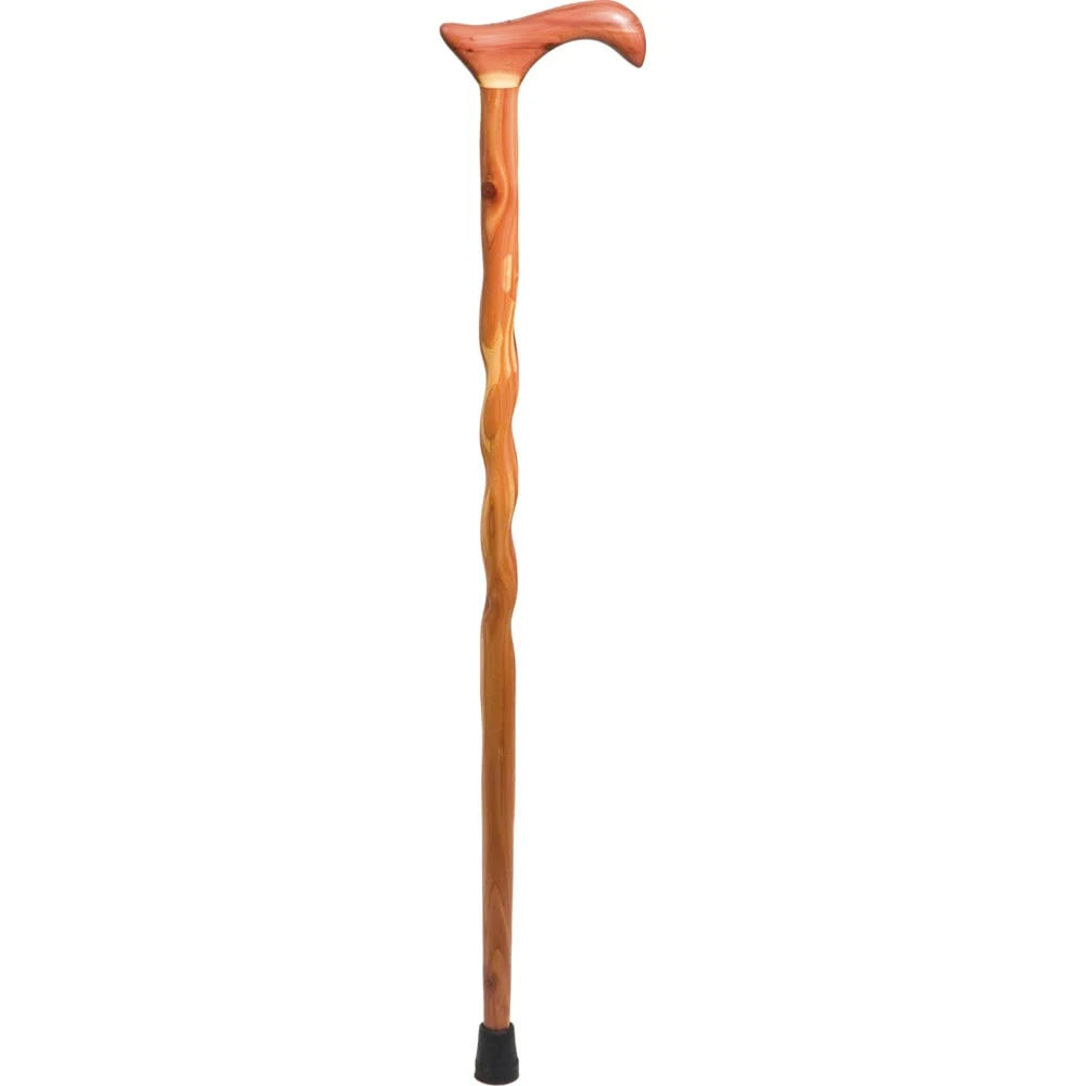 40x22 Twisted Aromatic Cedar Derby Walking Cane Y890326