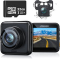 Dash Cam Front and Rear 1080P Full HD Dual Lens Dashcam 170° Wide Angle Pack of 2 L66165