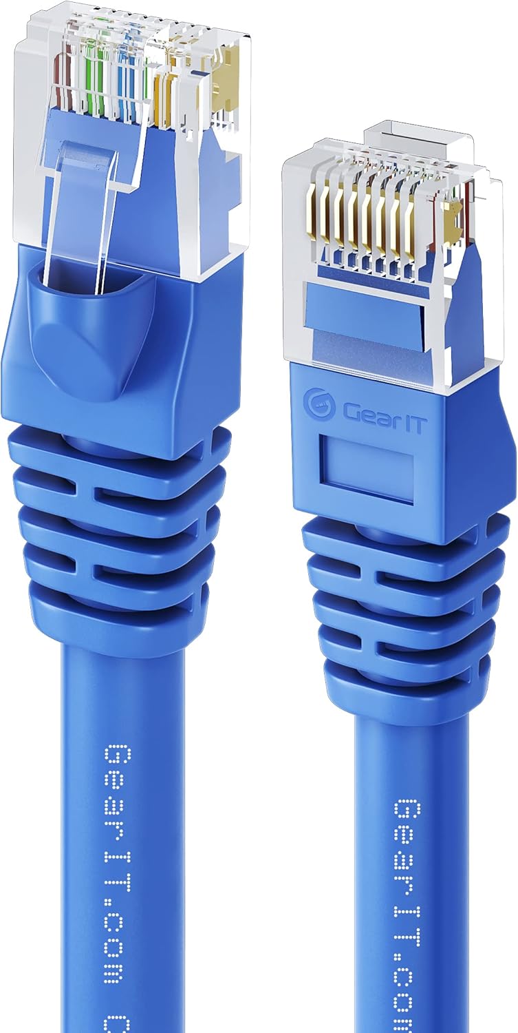 Cat 6 Ethernet Cable 3 ft (20-Pack) Blue B533