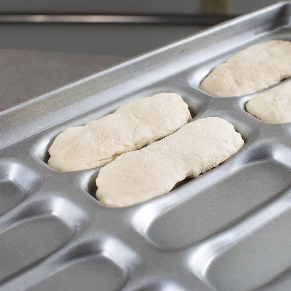 32 Mold Glazed Hot Dog Bun Pan M89004