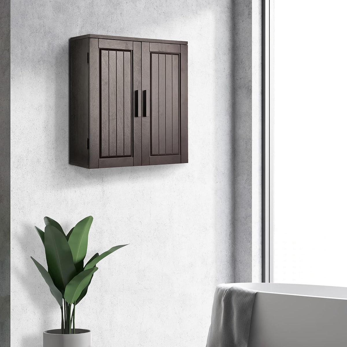 Dark Espresso Wall Cabinet Y312405