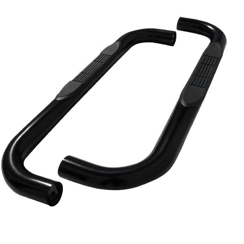 Black 3 Side Step Bar Running Board A293