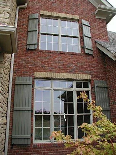18x22W x 49x22H Exterior Composite Board-n-Batten Shutters (Per Pair) W251