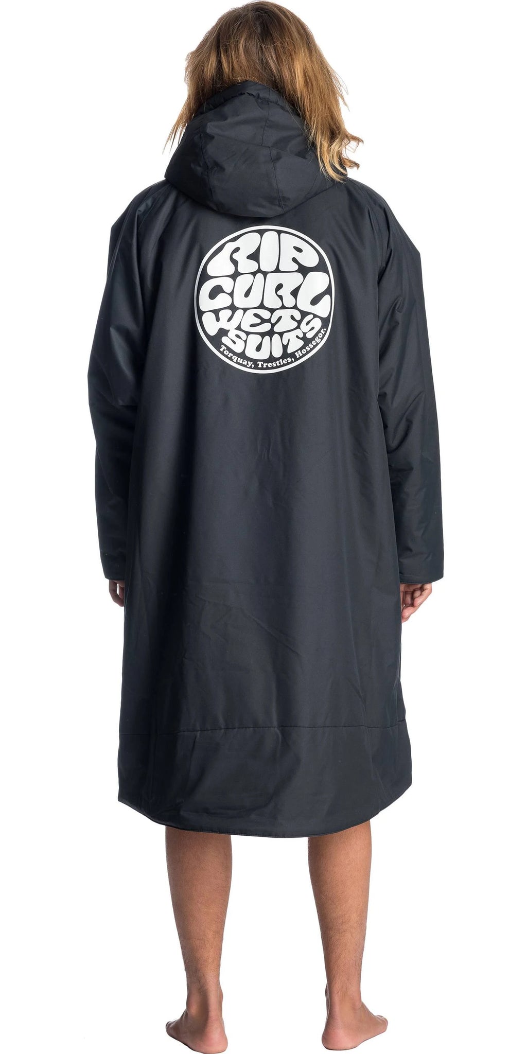 Black Winter Surf Poncho F78753