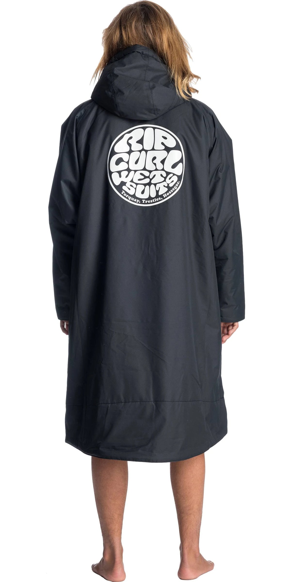 Black Winter Surf Poncho F78753