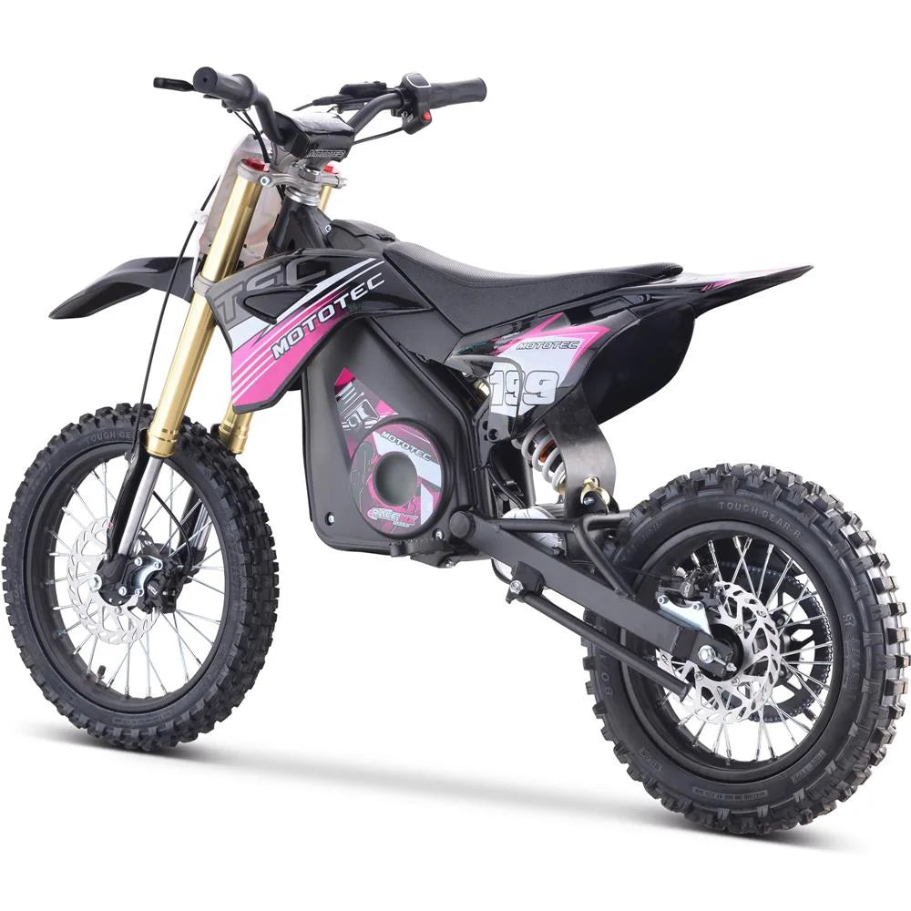 Pink Electric Dirt Bike 1500w 48v Lithium Y253901