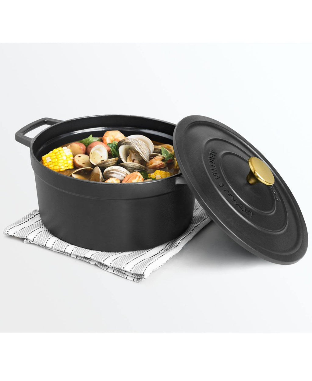Enameled Cast Iron Round 6-Qt. Dutch Oven V8522