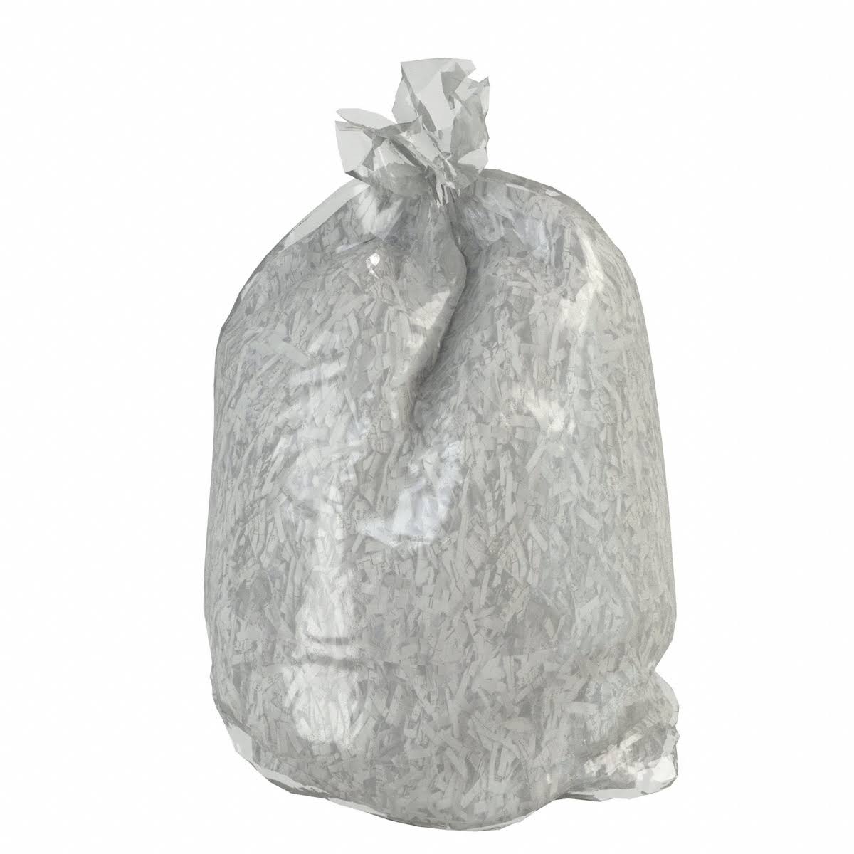 Recycled Can Liner, 12-16 gal, Clear, PK500 N49601