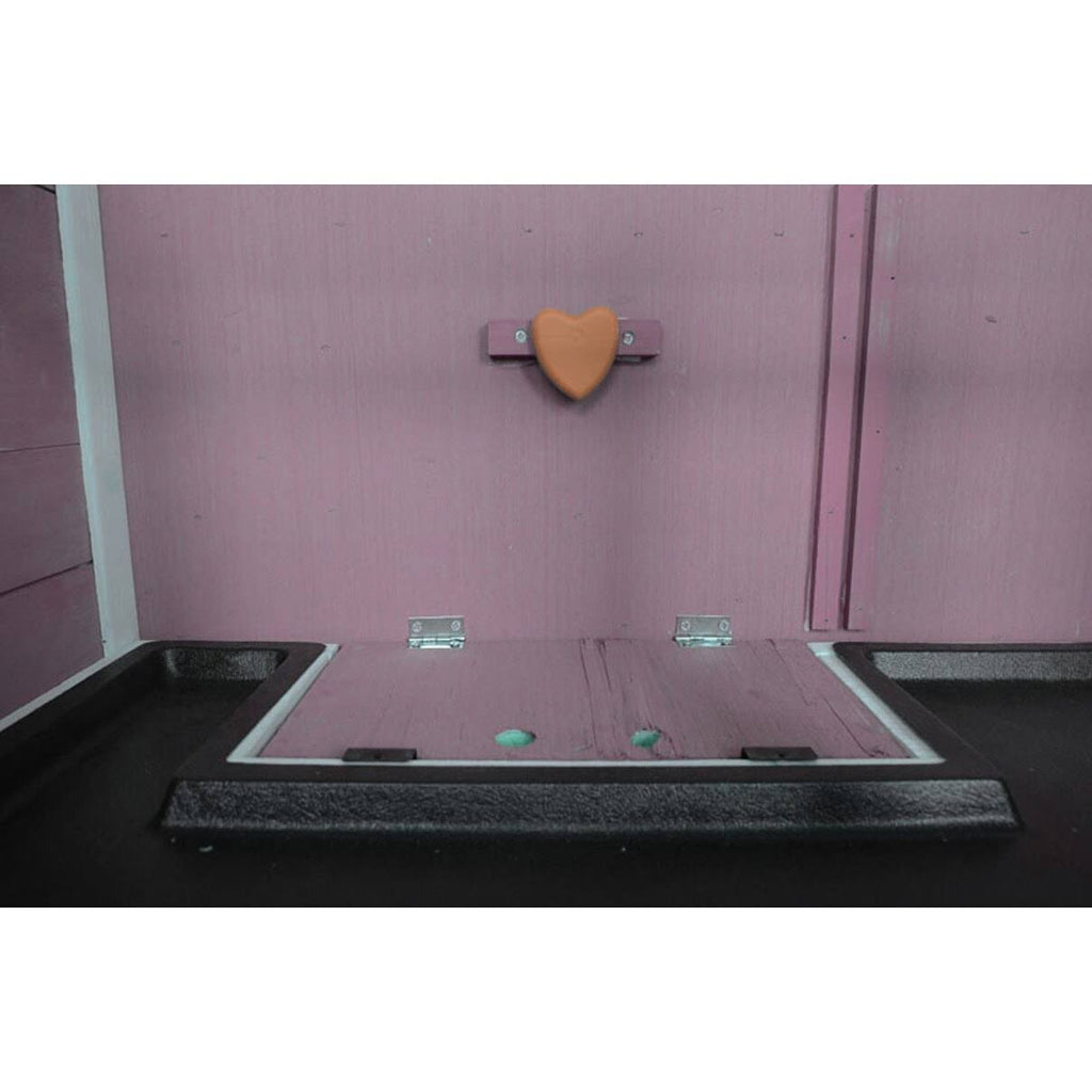 40x22 Wooden Rabbit Hutch Pet Cage Pink S4068