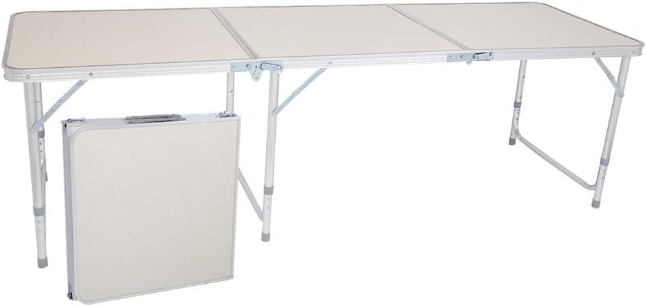 Lightweight Aluminum Alloy Folding Table 4ft 48 x 24 inches V652