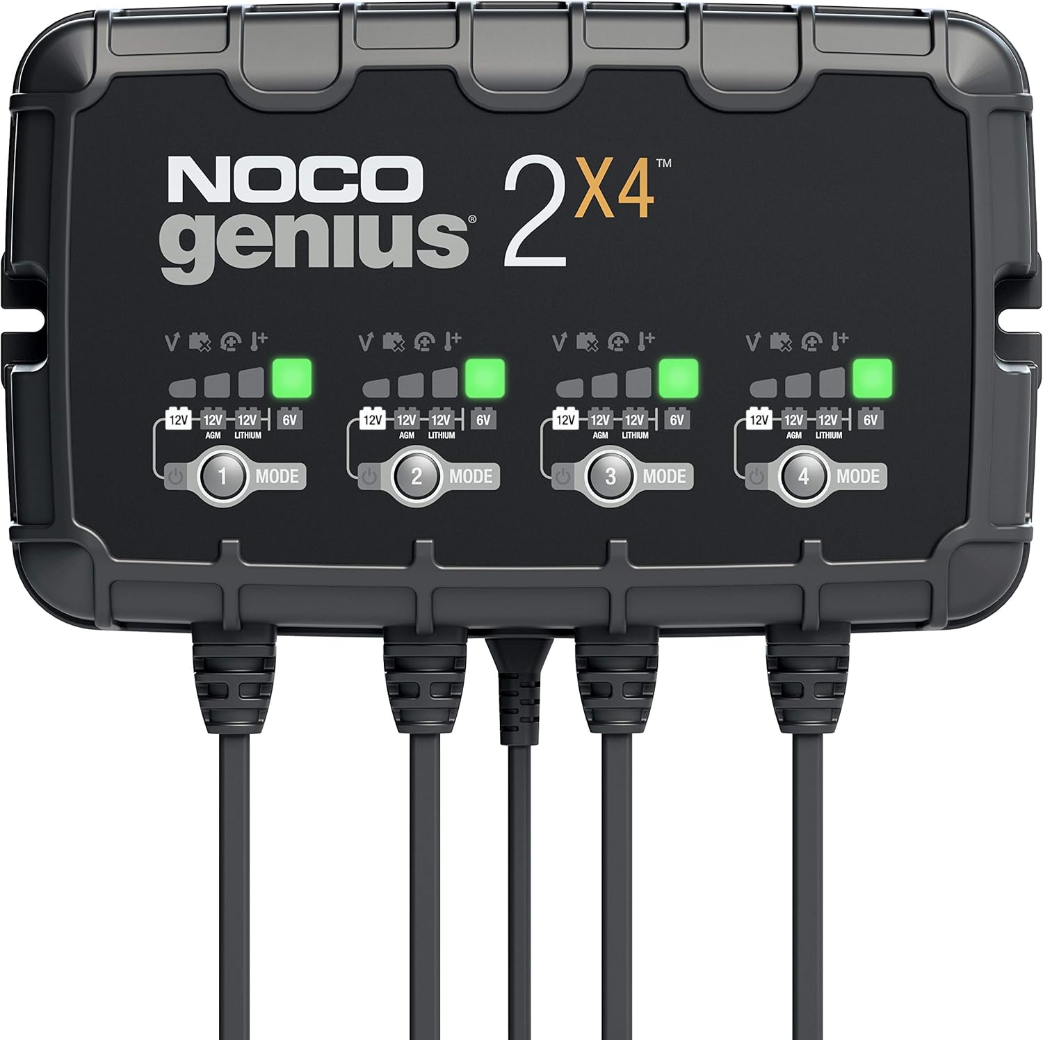 4-Bank 8-Amp Smart Battery Charger V371