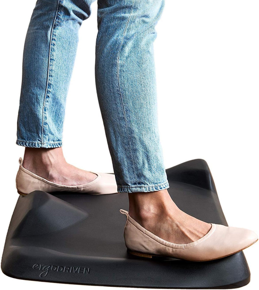 Obsidian Black Anti-Fatigue Standing Desk Mat M39264