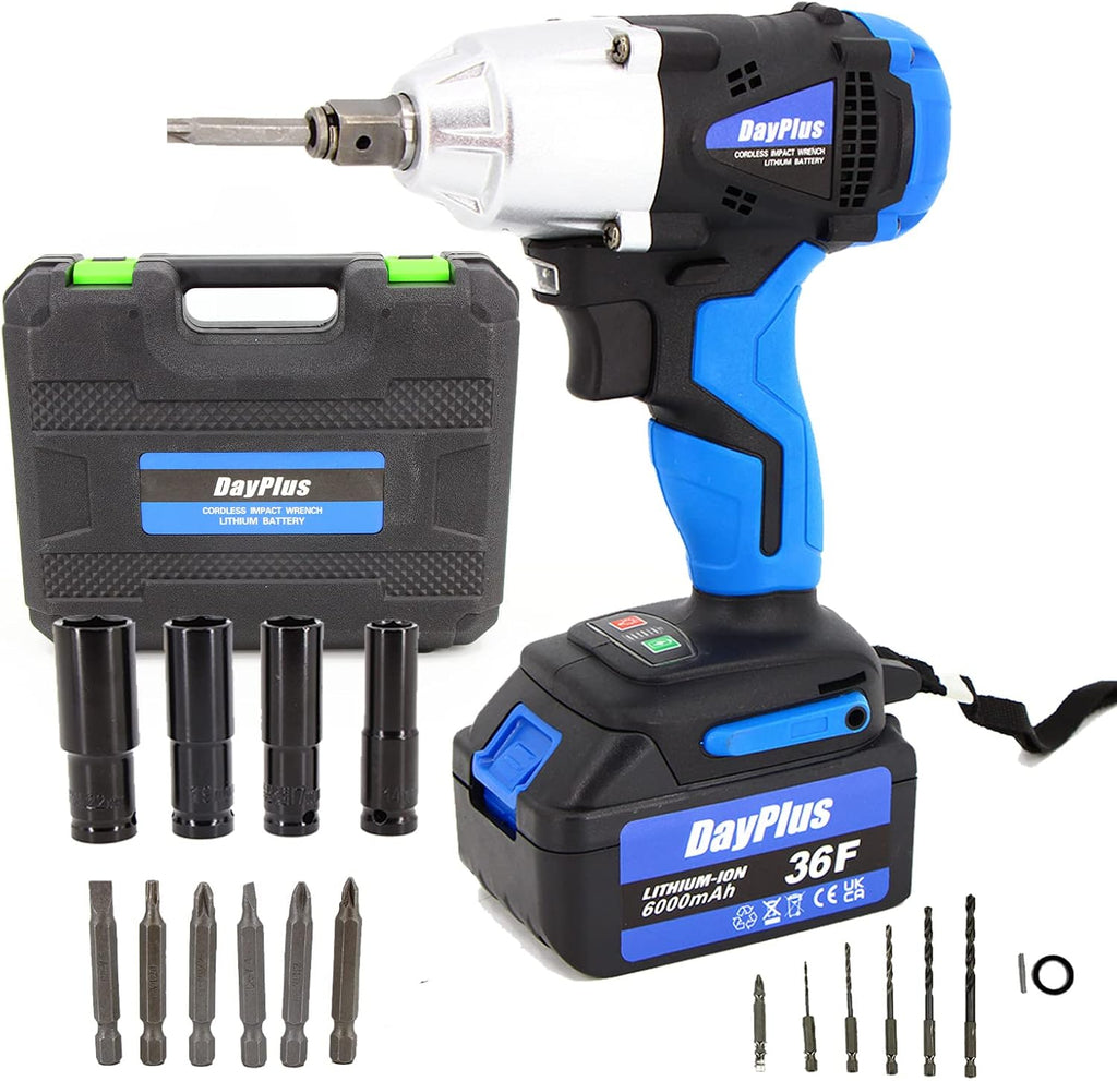 Cordless Electric 1/2 inch Drive Wrench with 6.0Ah Battery 420Nm M65669