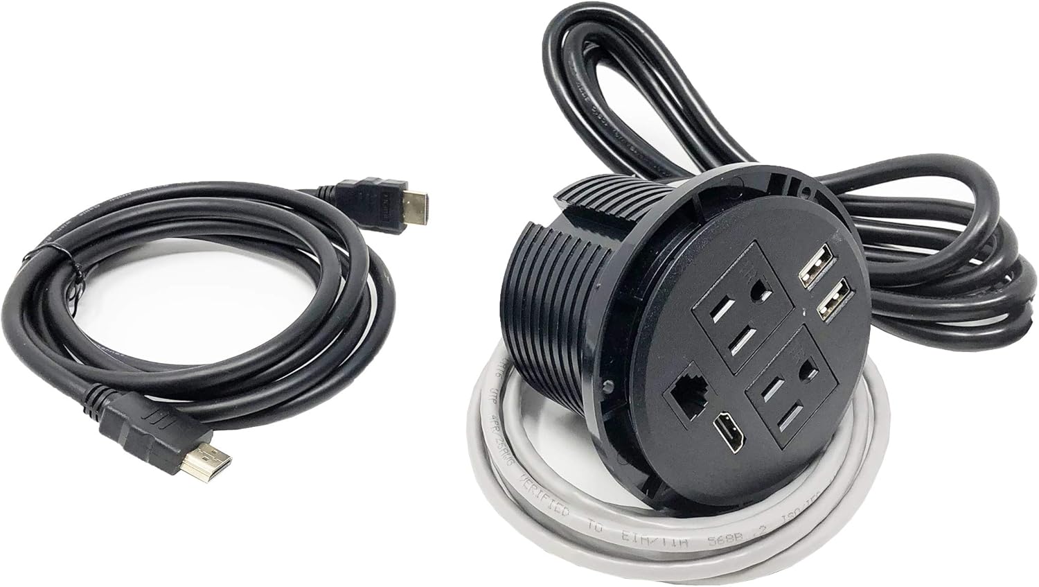 Silver Power Data Center with 2 USB Outlets K831