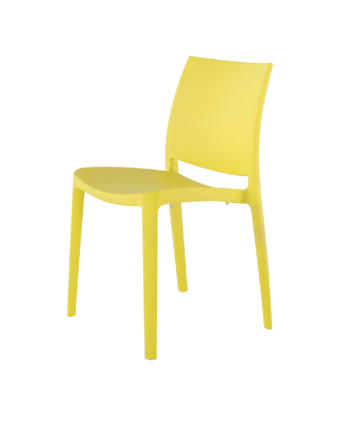 Dark Gray Stackable Patio Dining Chair, Set of 4 B4232