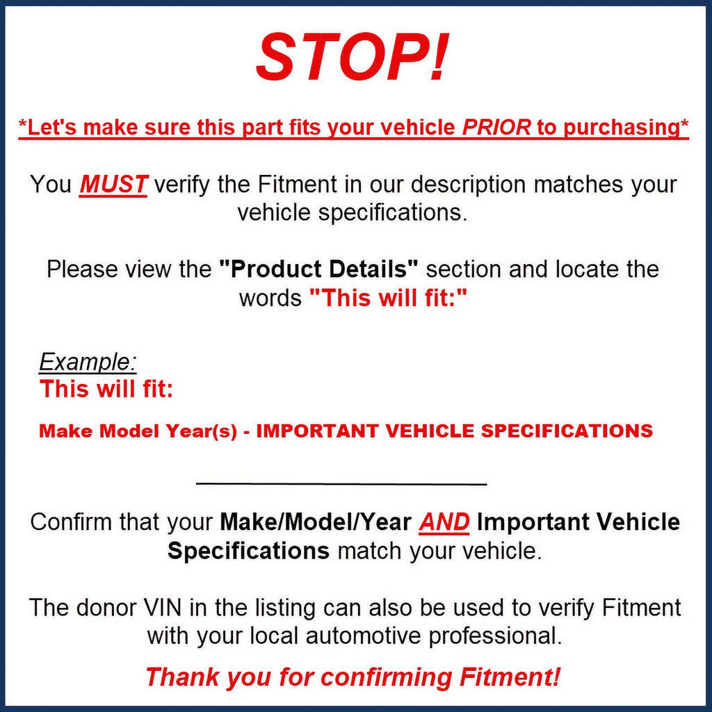 OEM Rear Camera for Dodge Caravan U832147