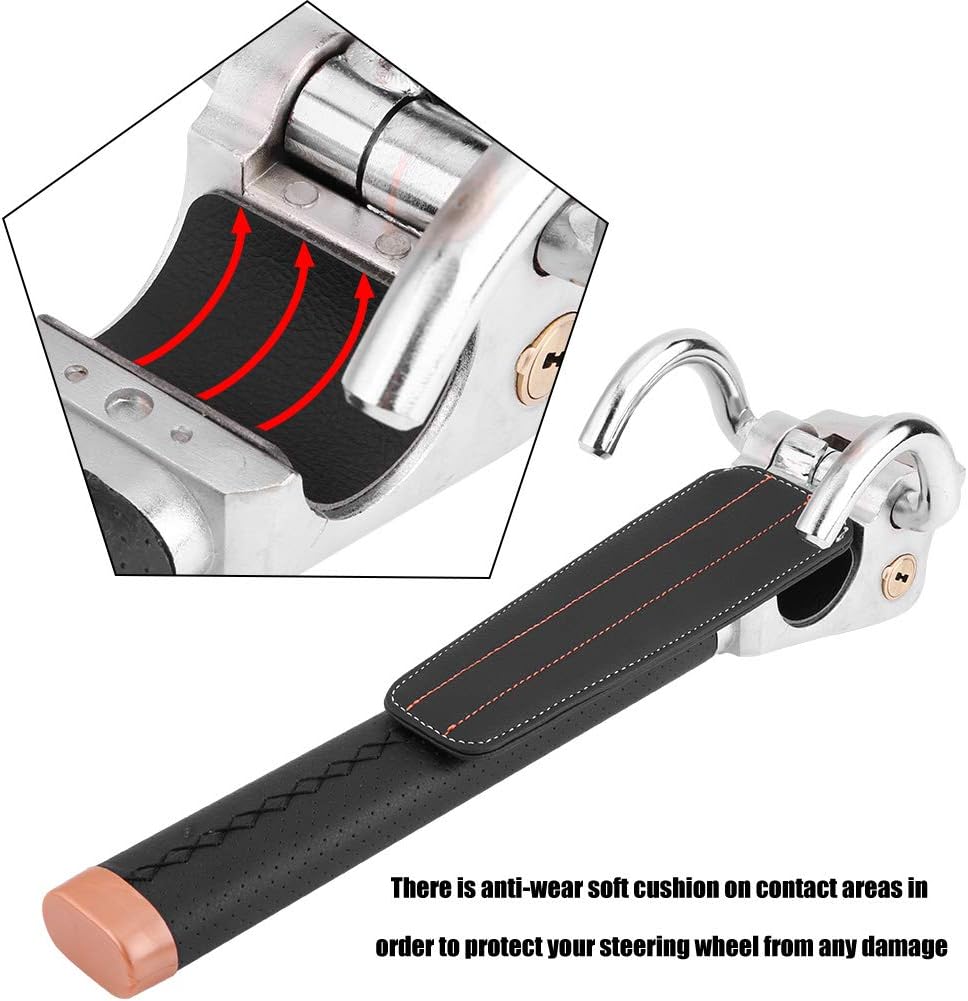 Folding Steering Wheel Lock with Keys L524246